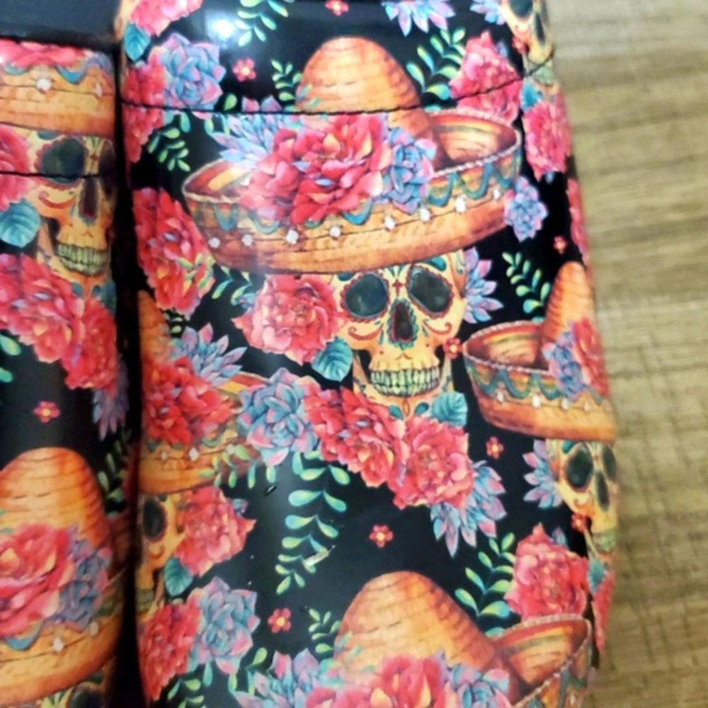 BJORK Swedish Vera Sugar Skull Patent Limited Clog Sz 38 /7.5 Comfort Slip-On - Picture 10 of 12